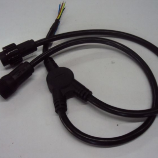 Y型八芯3芯电源5芯信号公母连线